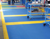 車間防塵地板，防砸防塵耐磨地面材料